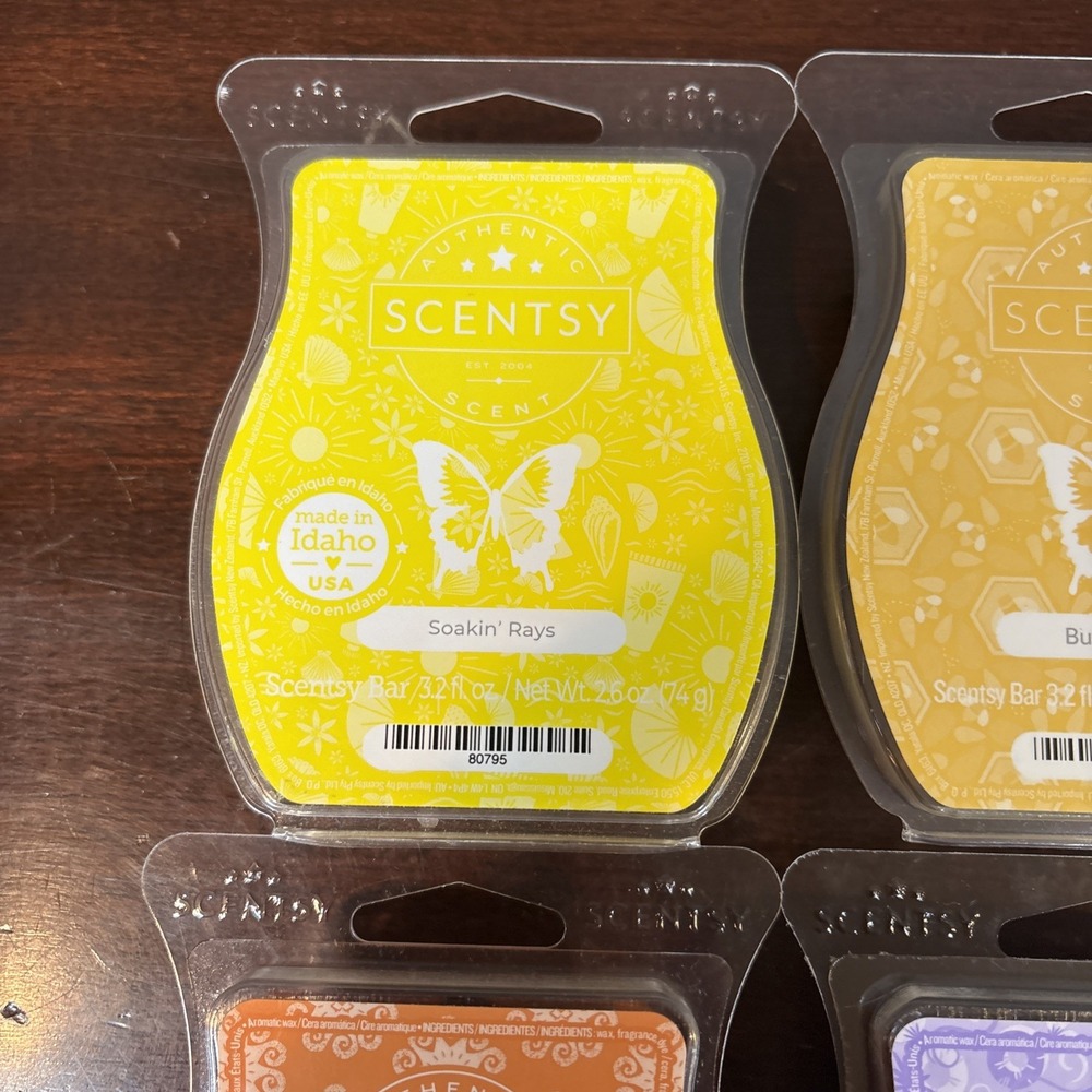 Lot‎ Of 4 Scentsy Wax Bar Collection NEW~SEE PICS - Picture 2 of 6